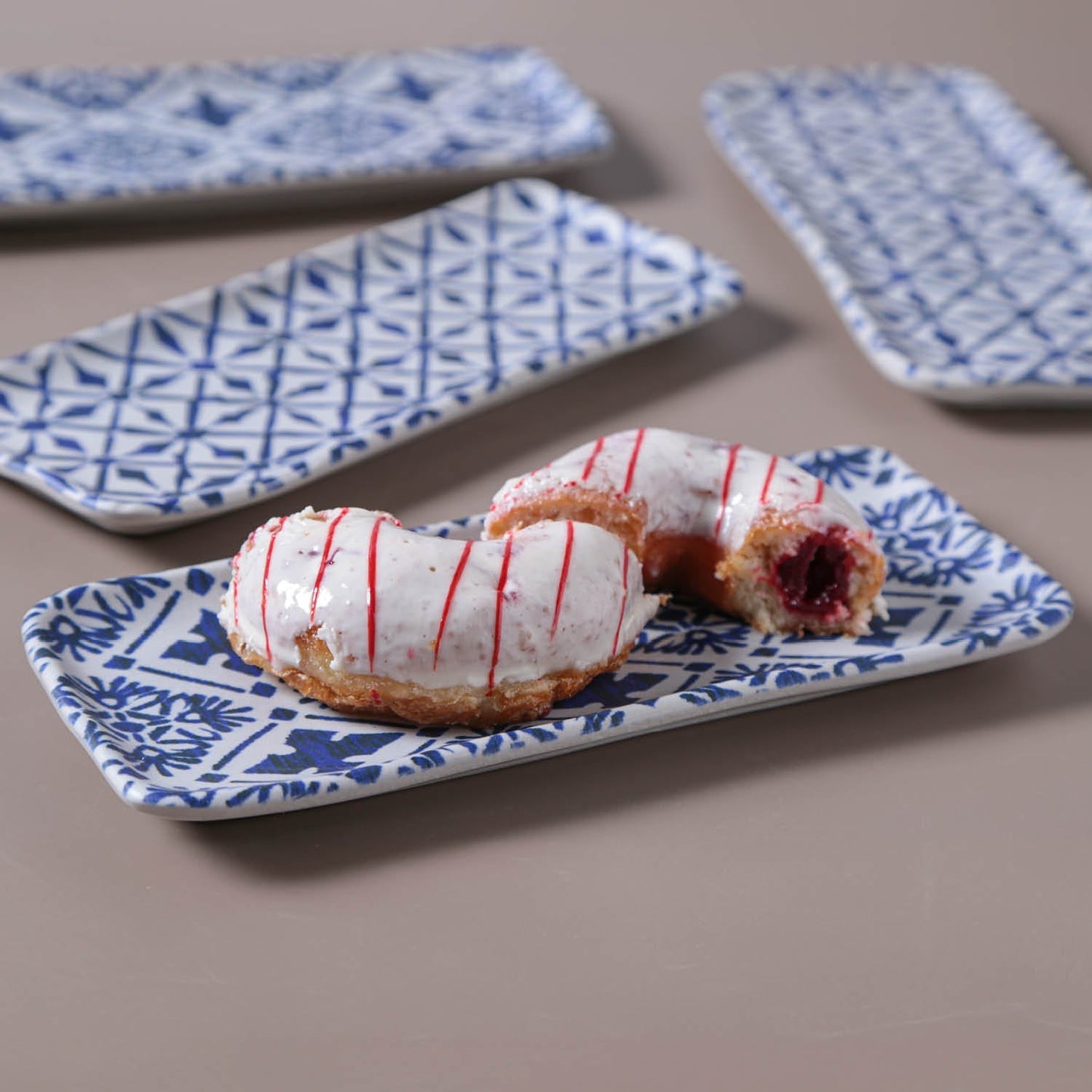 Rectangular Platter Small Set of 4