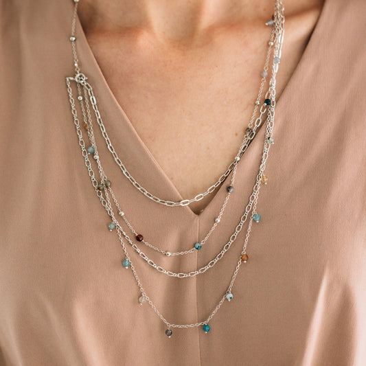Nanda Layered Beaded Necklace