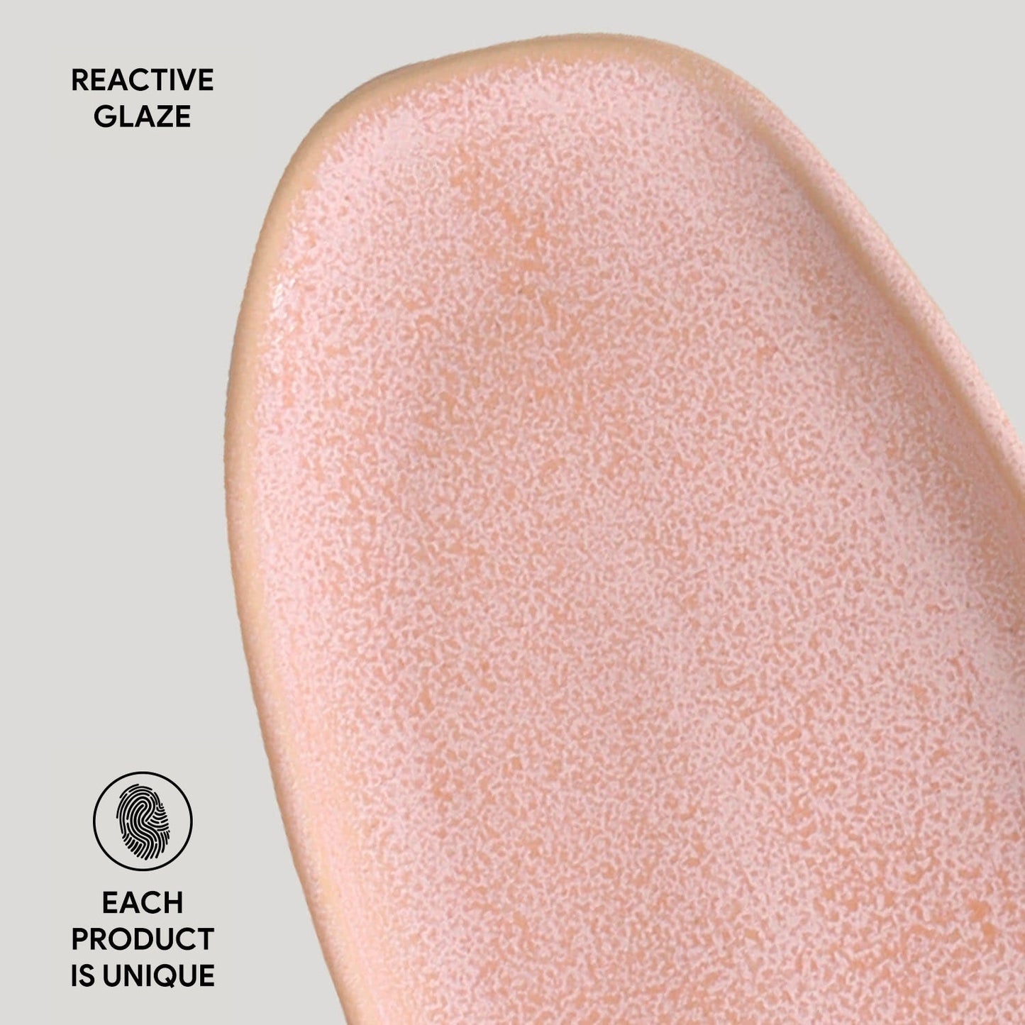 Shallow Organic Oval Platter Large Set of 4