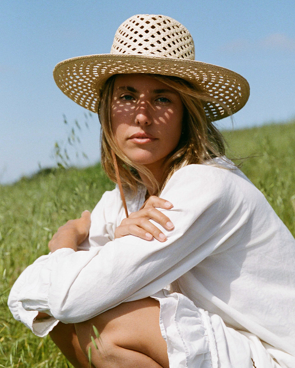 La Ranchera Cut-Out Straw Hat