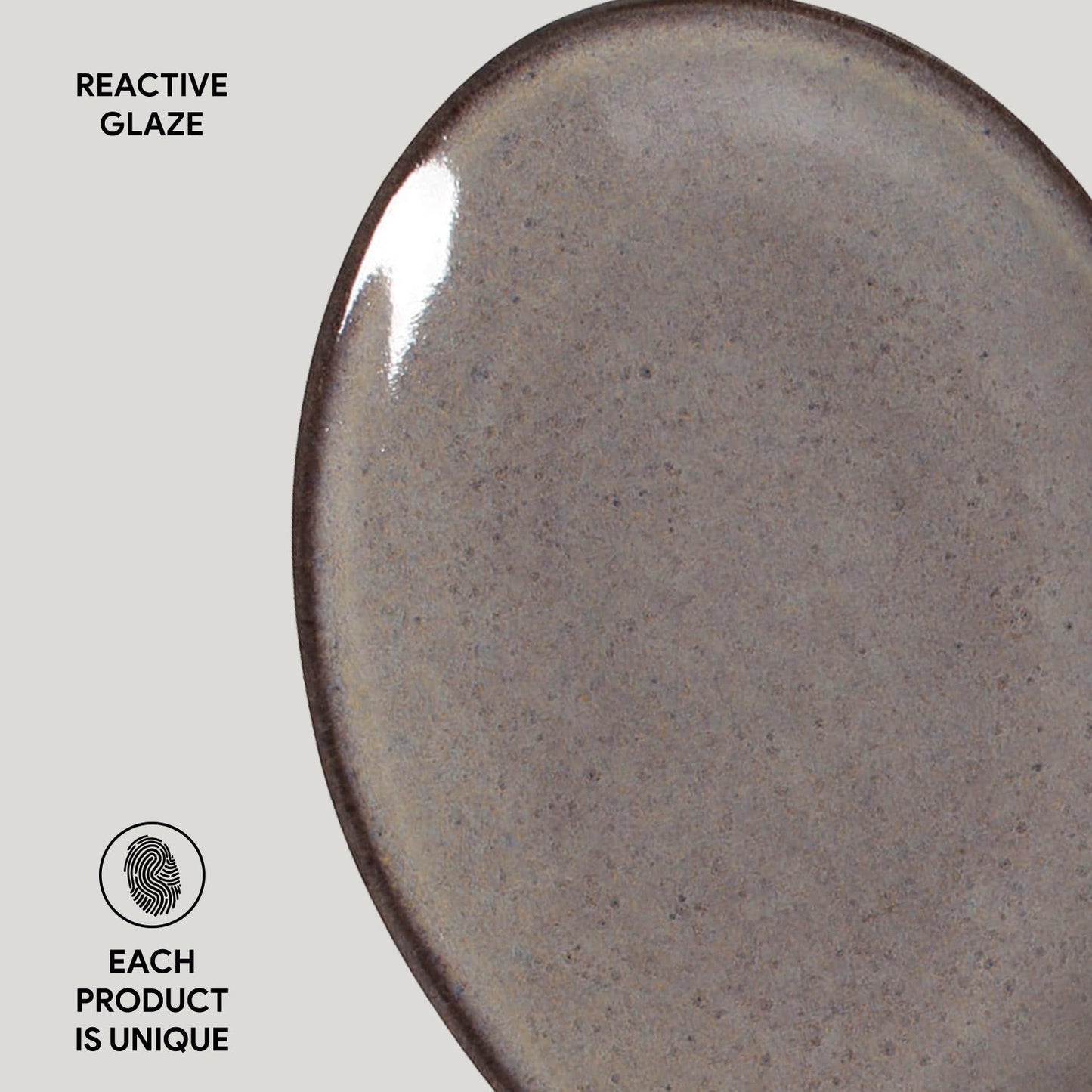 Oval Dessert Plate Set of 4