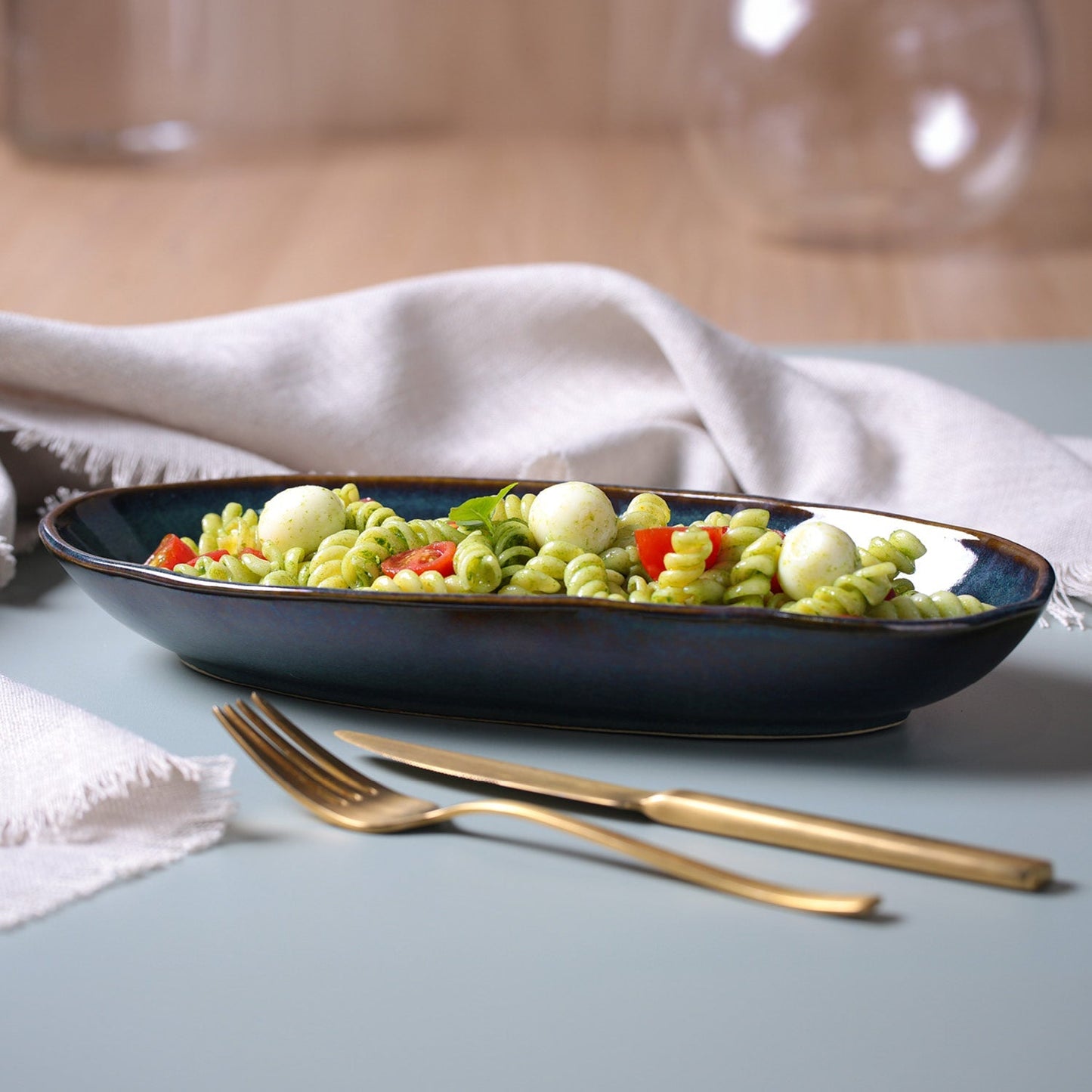 Deep Oval Platter Set of 4