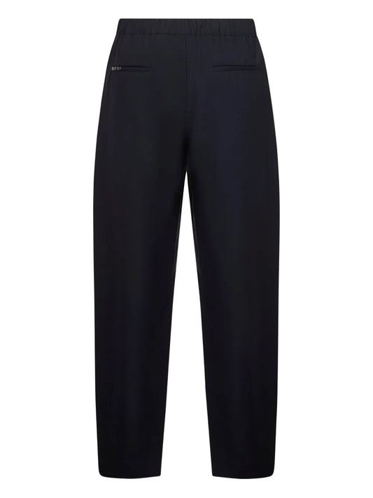 Marni Women Embroidered Pocket Wool Trousers