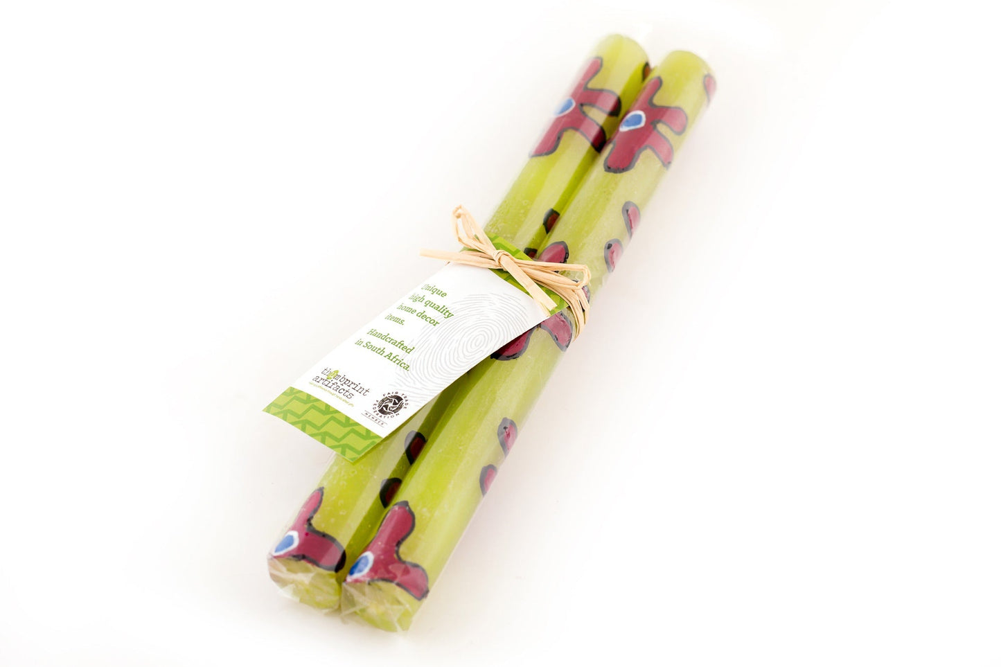 Hippie Painted Candles