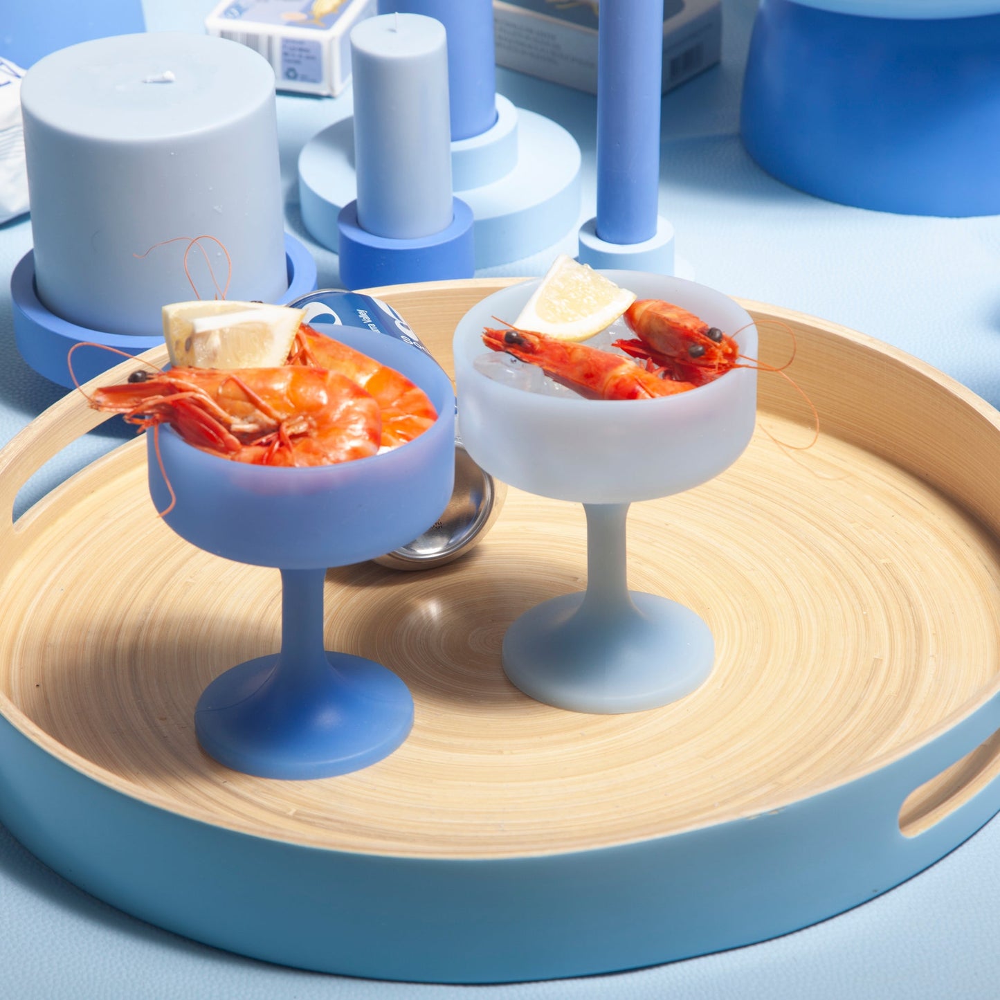 Sky + Kingfisher | Mecc | Unbreakable Cocktail Glasses