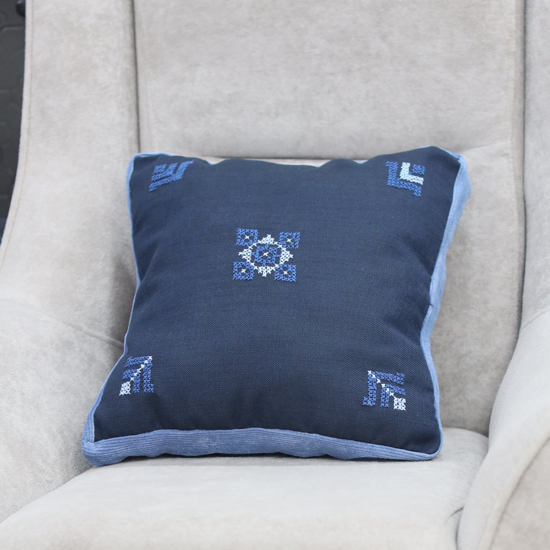 Feathers Pillow Cover - Blue