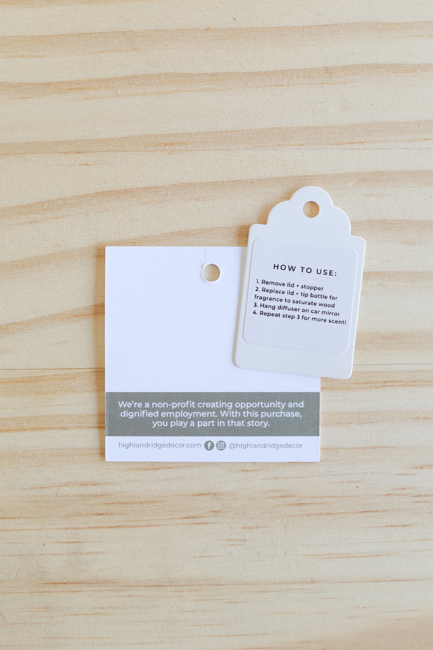 Snowy Woods | Car Diffuser