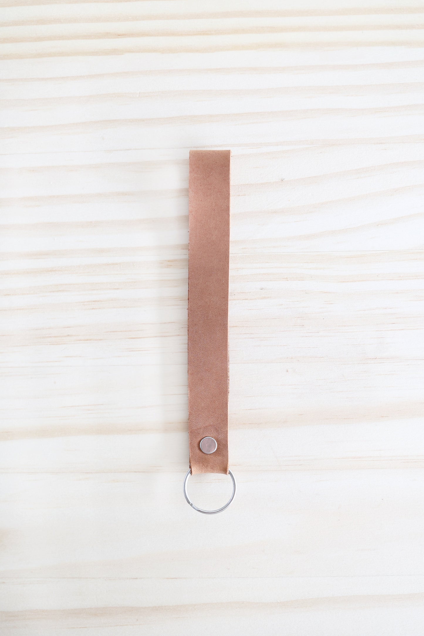 Leather Keychain Wristlet