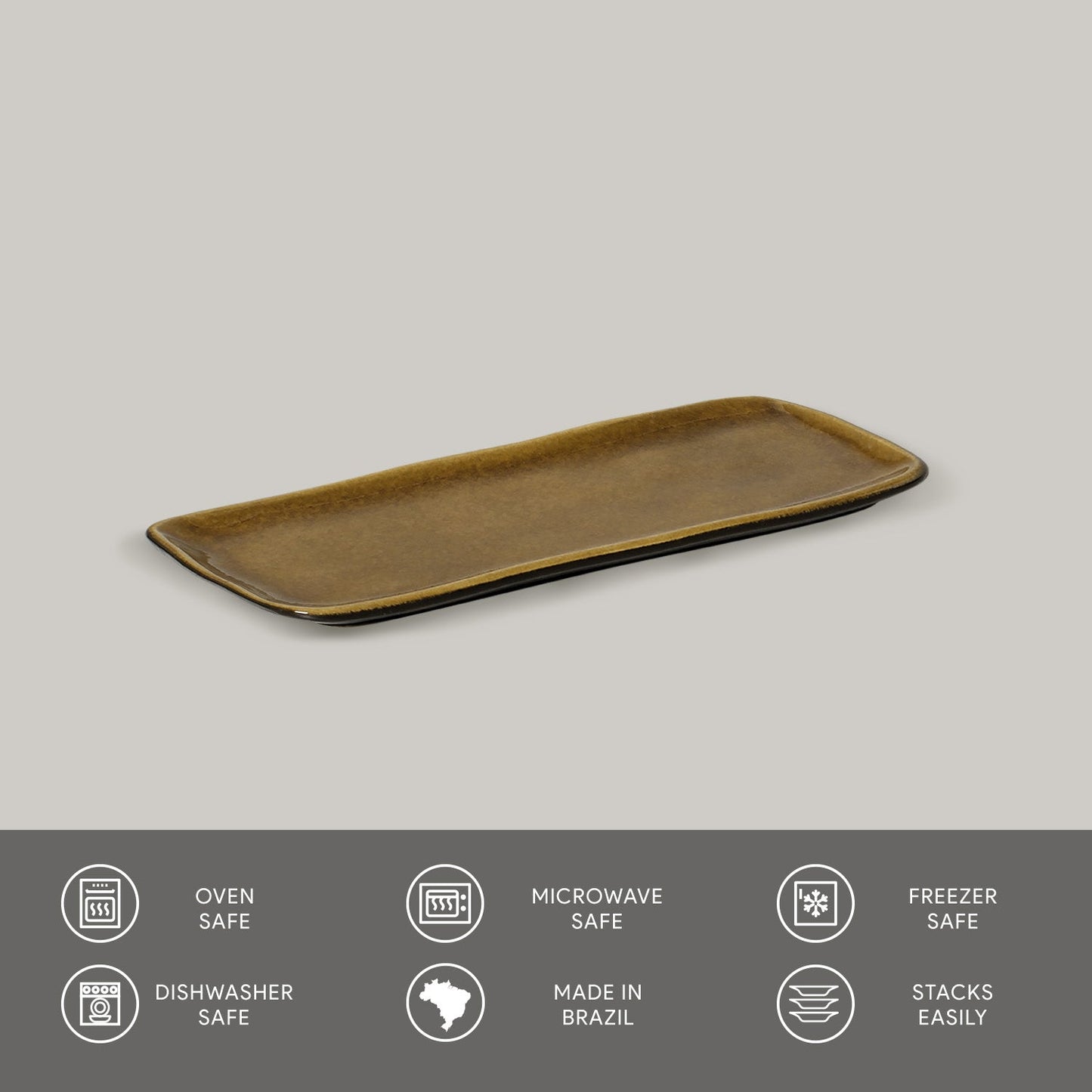 Rectangular Platter Small Set of 4