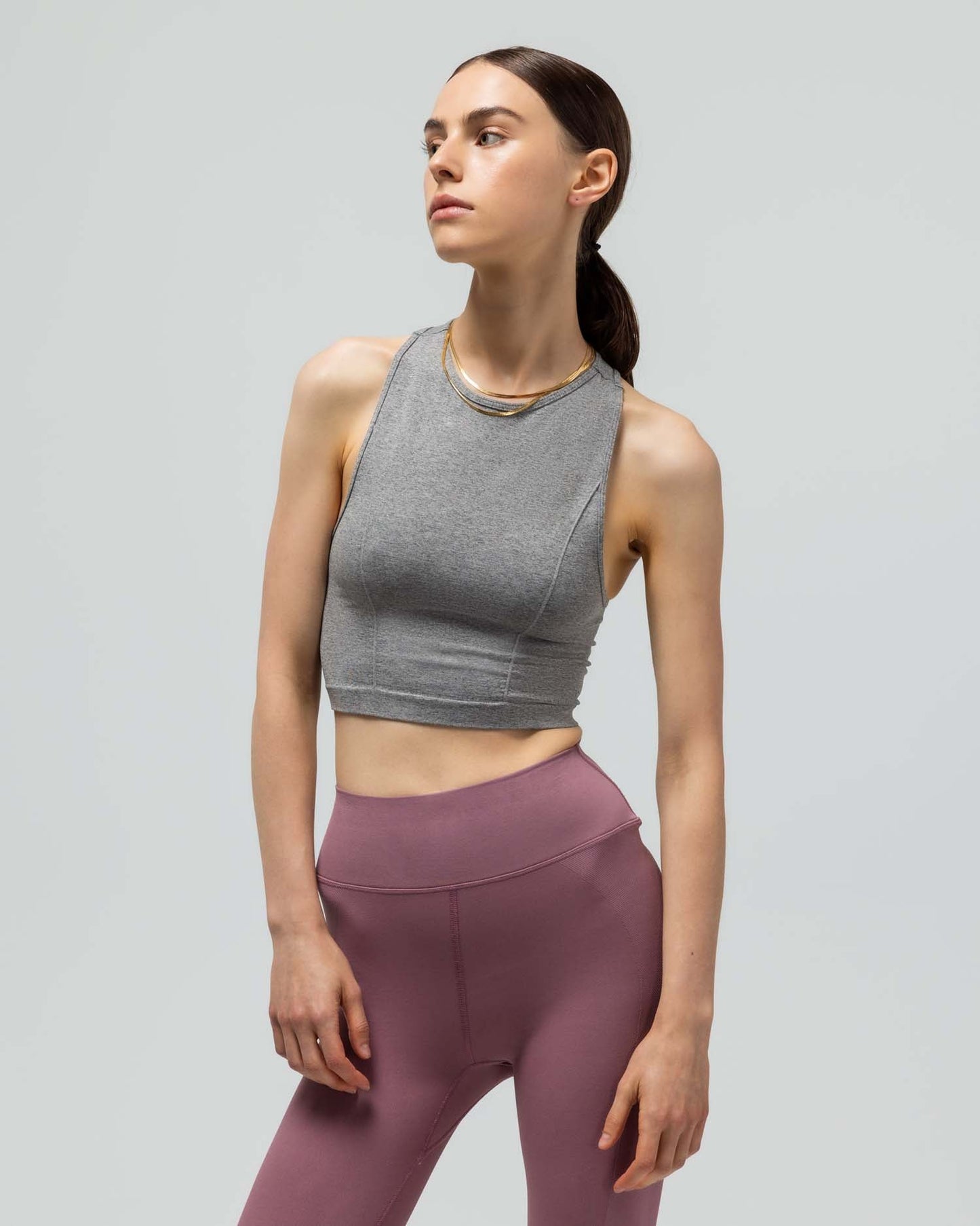 THE COMPRESSION LEGGING W/FUSED WAIST BAND