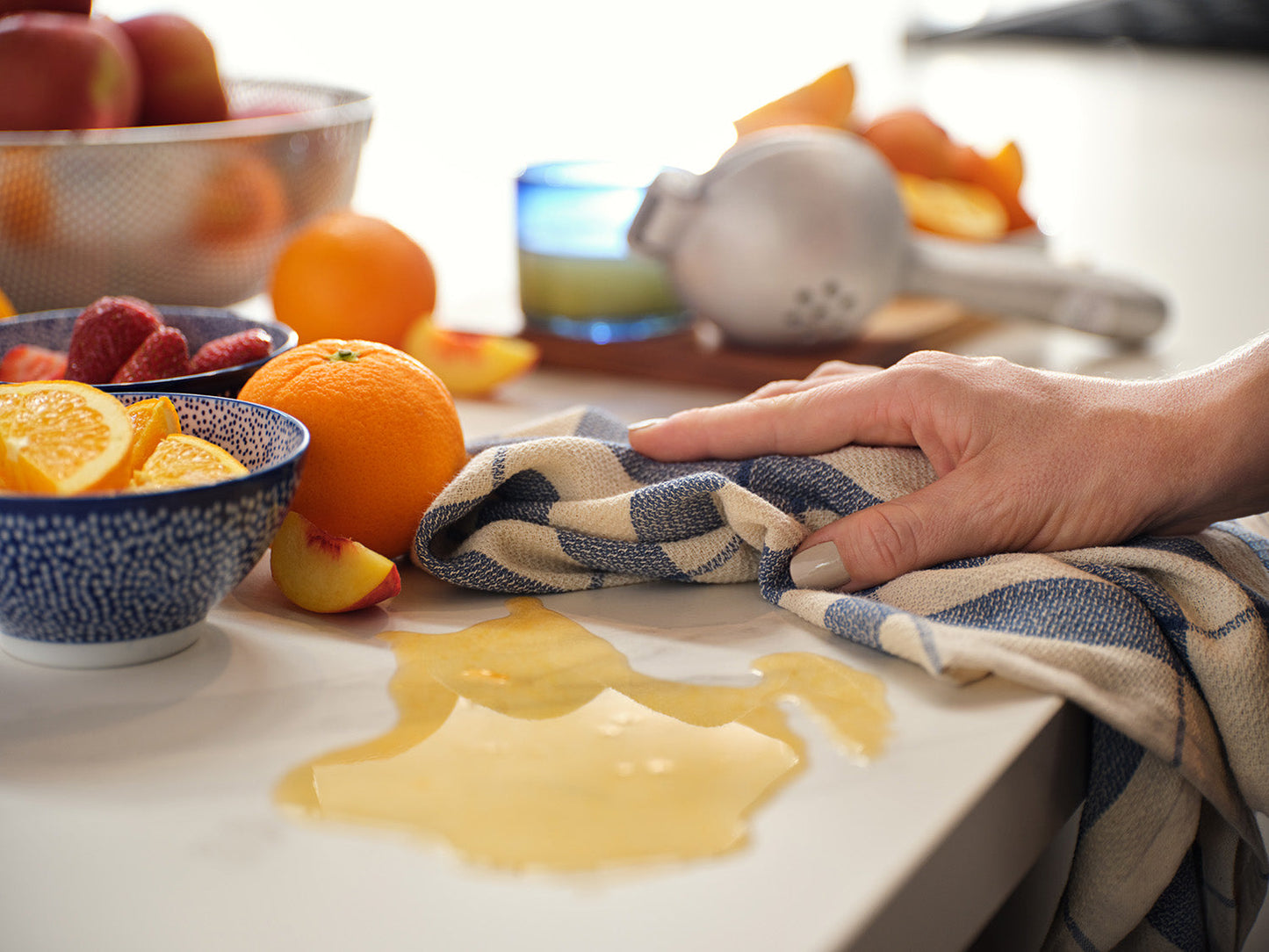 Cotton Kitchen Towels, Set of 4