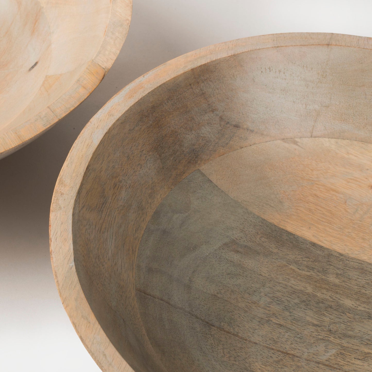 Woodform Stackable Bowls - Rustic Grey