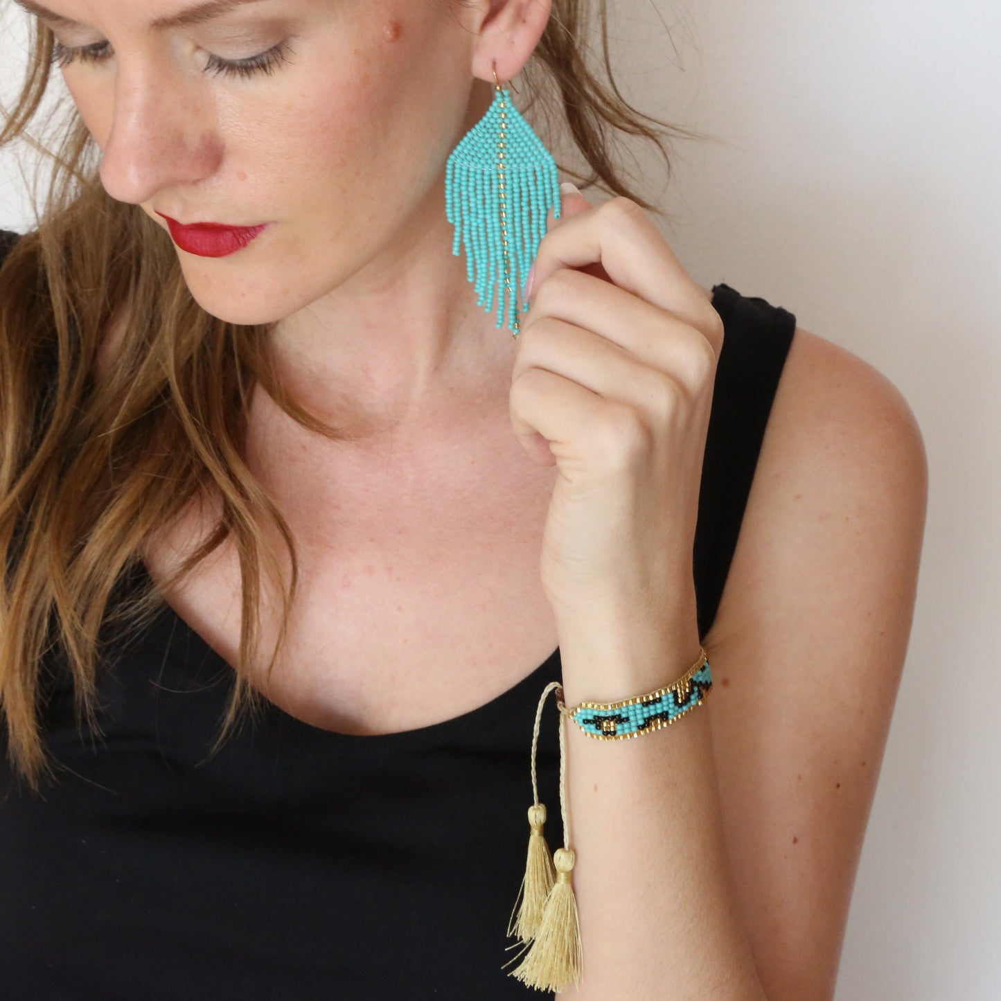 Leopard Turquoise Bracelet