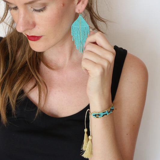 Leopard Turquoise Bracelet