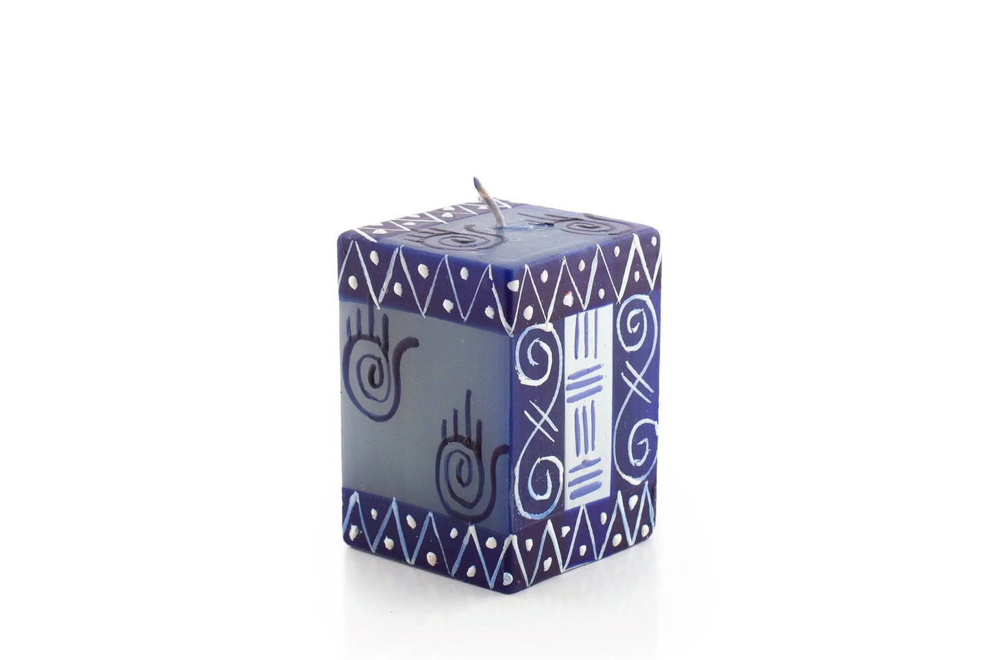Hamsa Painted Candles