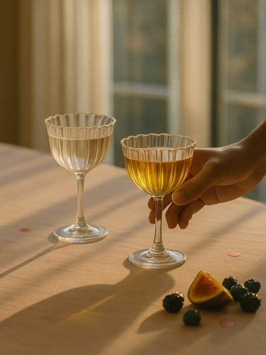 Kira Stemware Coupes, Set of 2