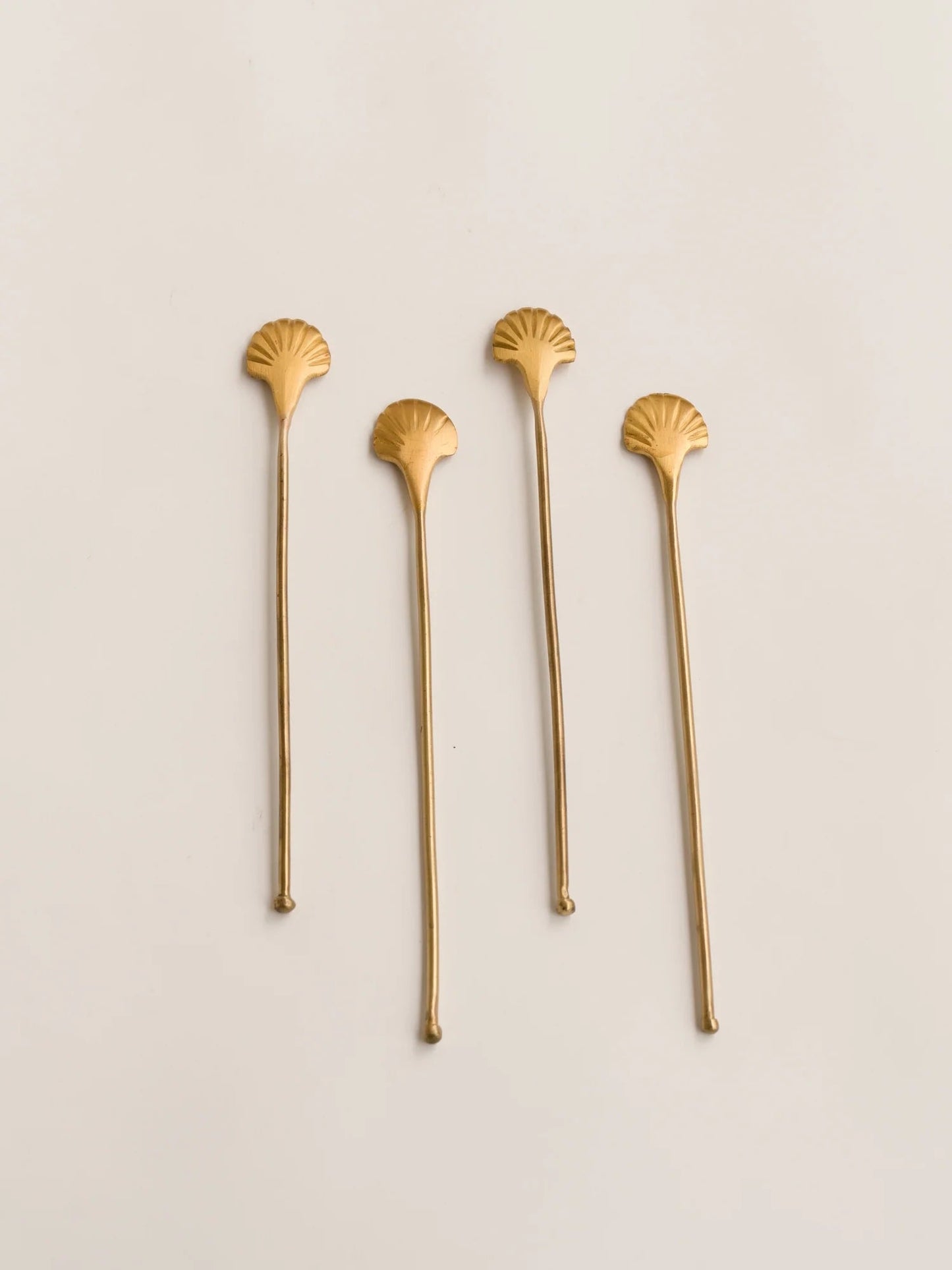 S/4 Seashell Drink Stirrers - Large