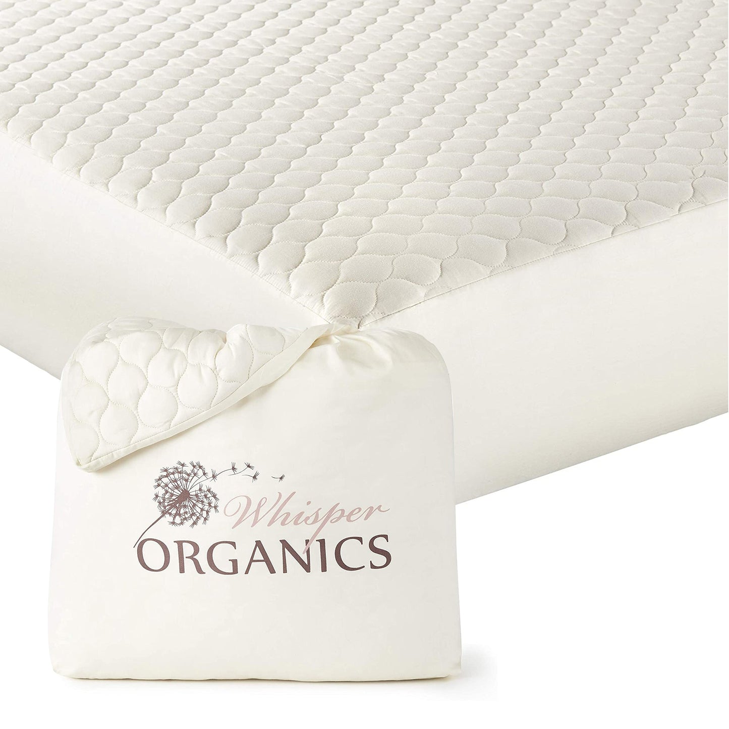 Organic Cotton Quilted Mattress Pad Protector