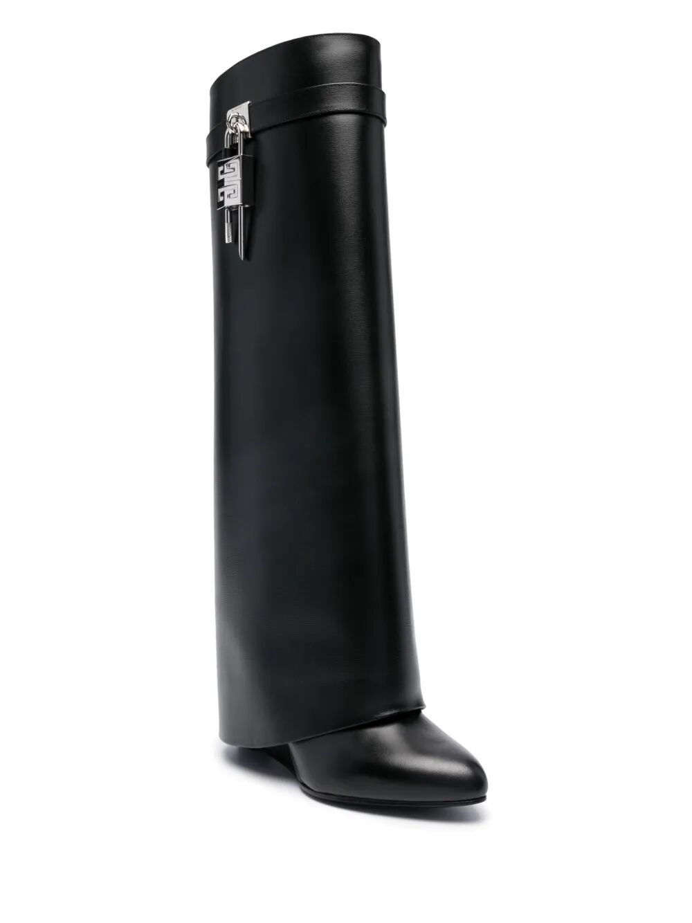 Givenchy Women Shark Lock Leather Boots