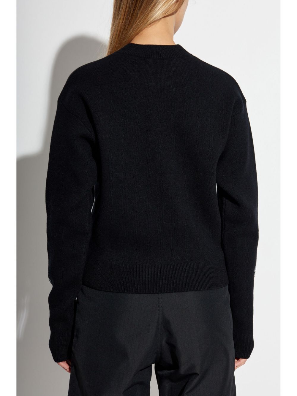Balenciaga Women Wool Knitted Ski Crewneck