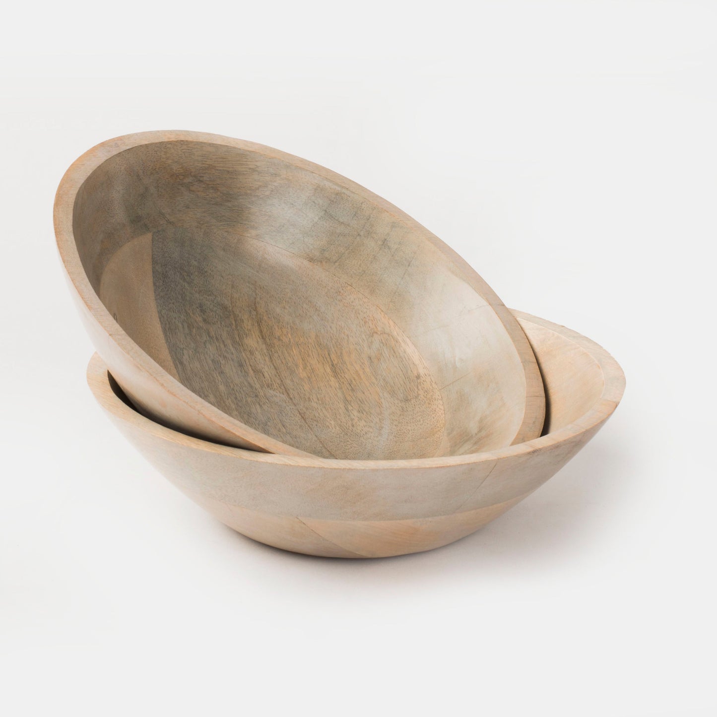 Woodform Stackable Bowls - Rustic Grey