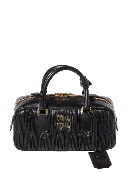 Miu Miu Women Arcadie Regular Matelassé Nappa Leather Bag