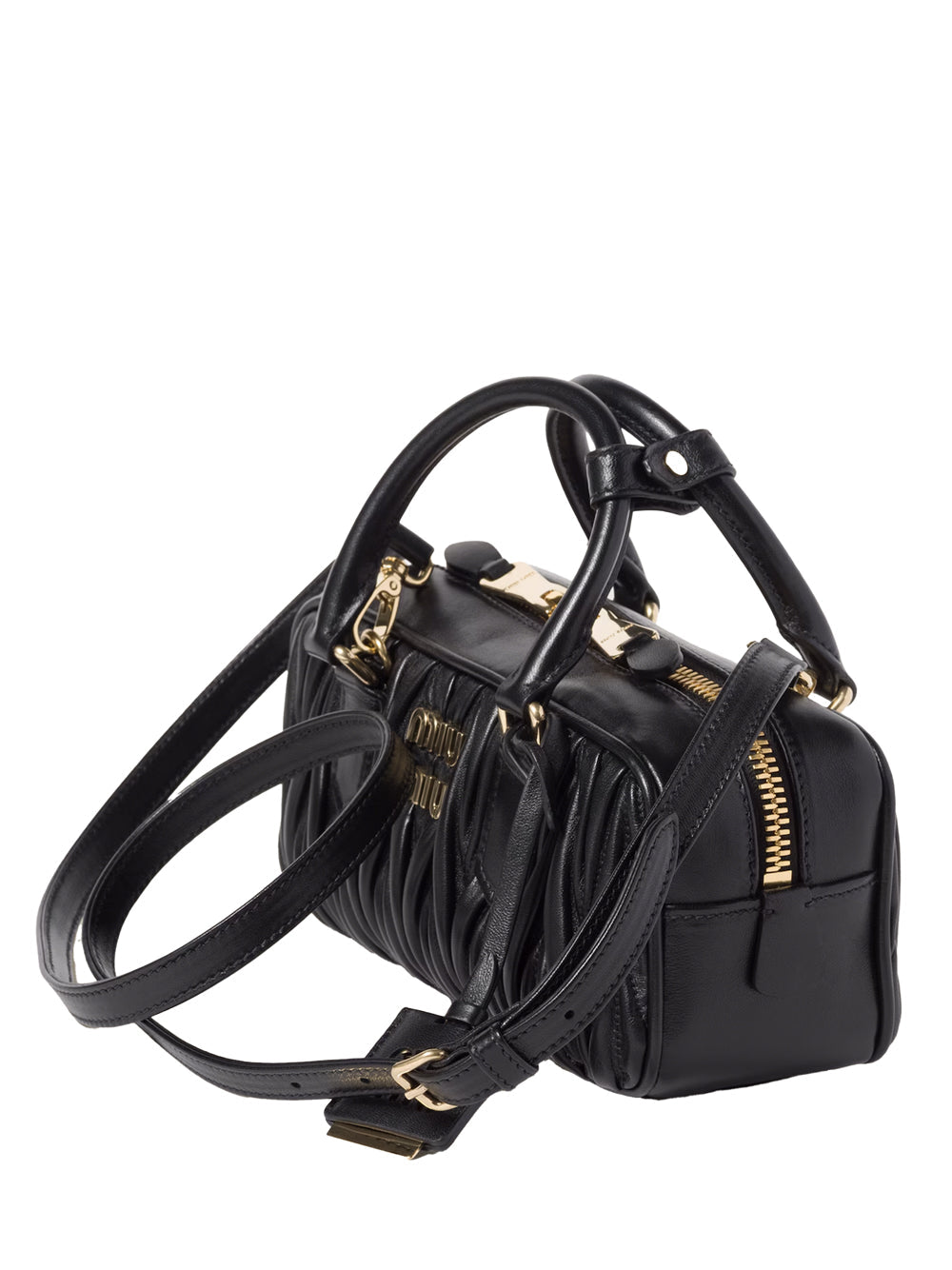 Miu Miu Women Arcadie Regular Matelassé Nappa Leather Bag