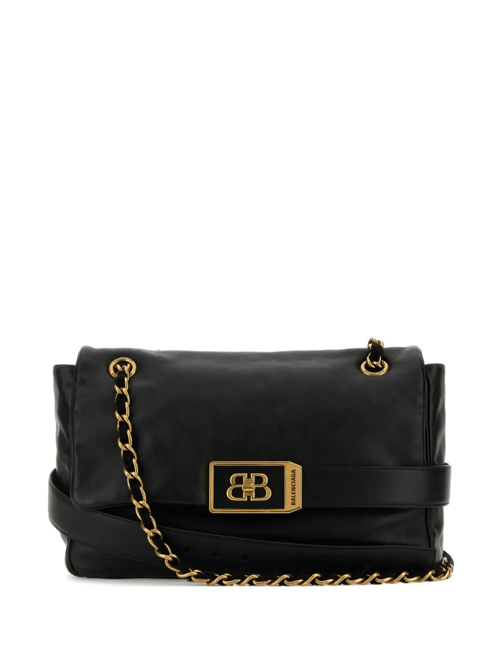 Balenciaga Women Modu Medium Flap Bag With Chain