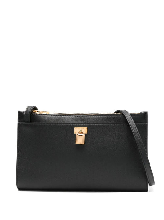 Tom Ford Women Natural Grain Leather Padlock Mini Bag On Strap