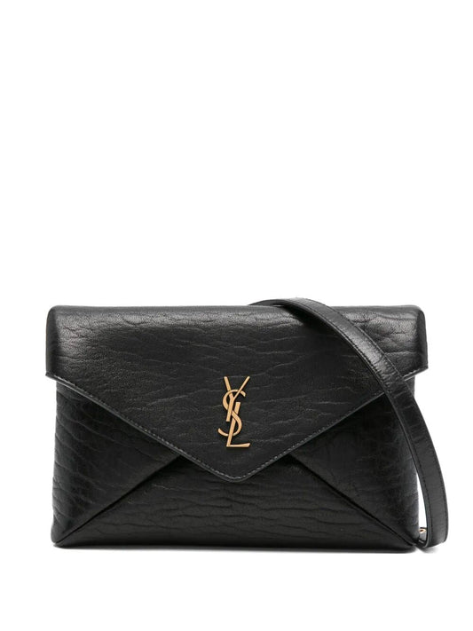 Saint Laurent Women Cassandre Chain Pouch In Lambskin