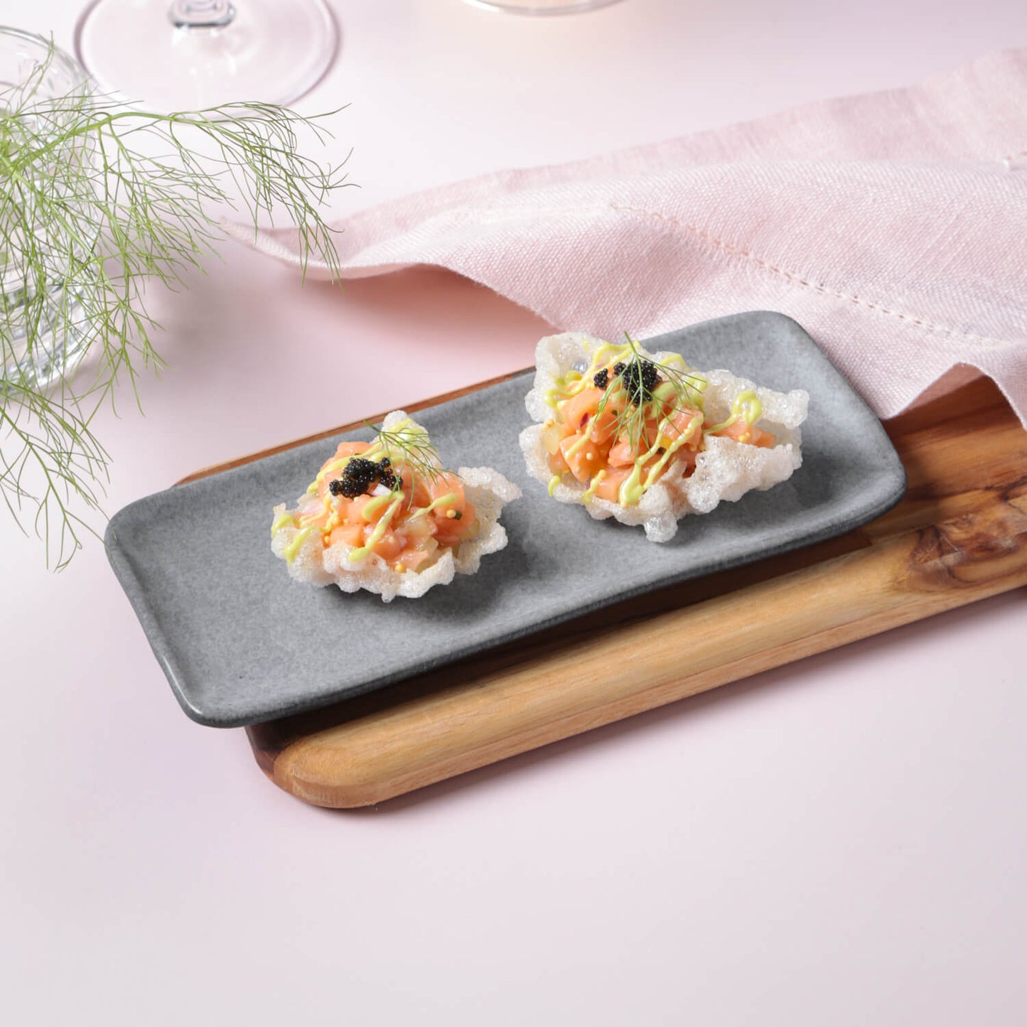 Rectangular Platter Small Set of 4