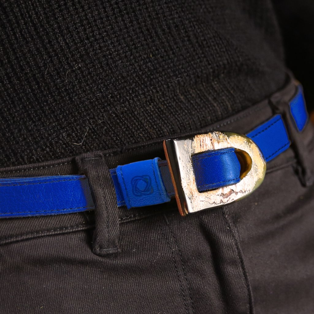 Women's Horn & Leather Belt