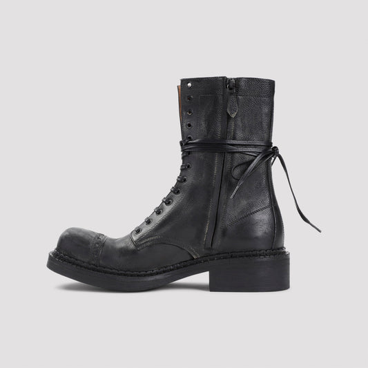 Miu Miu Laced Ankle Boots Women