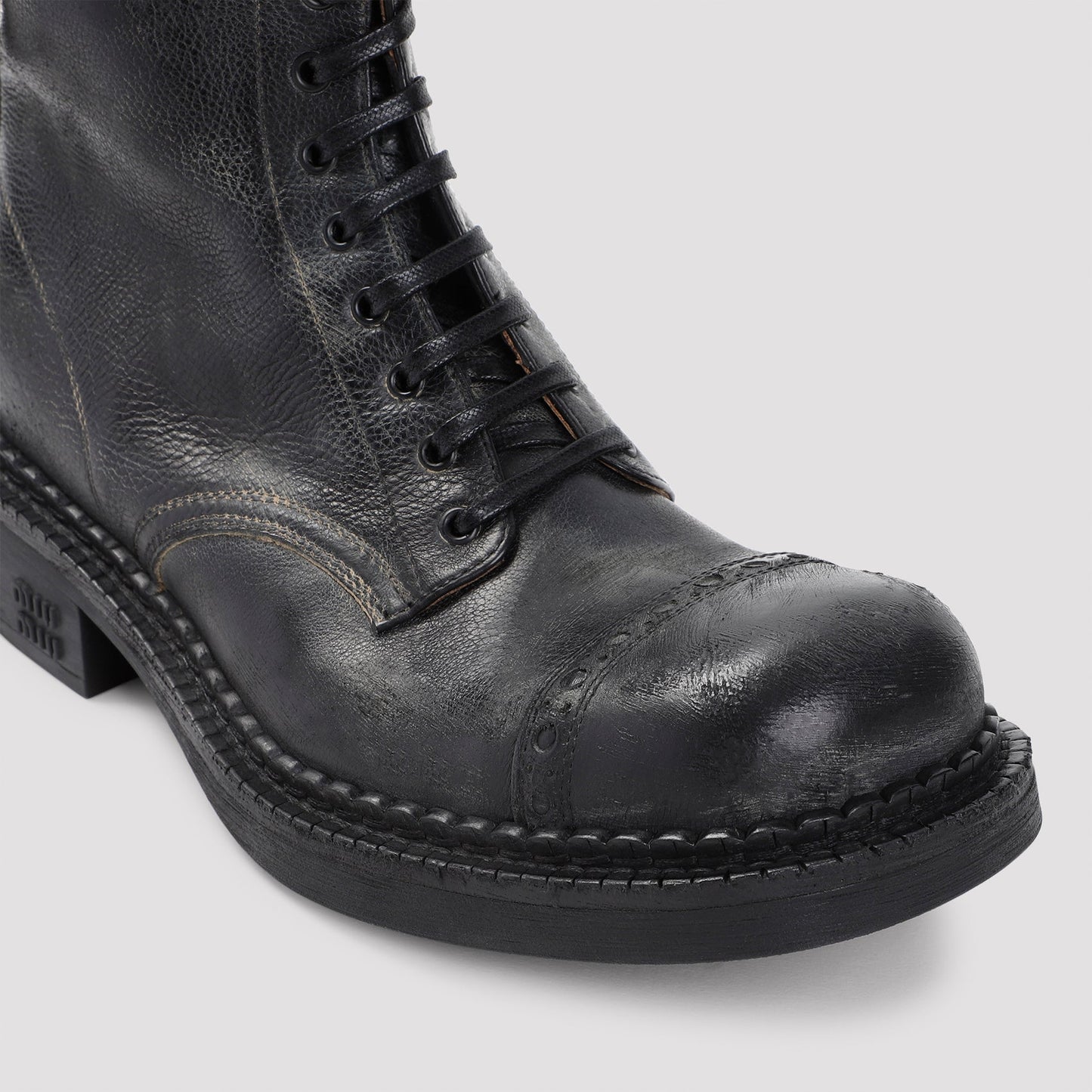 Miu Miu Laced Ankle Boots Women