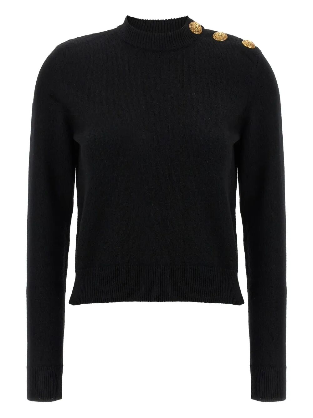 Balmain Women Cashmere Blend Buttoned Sweater