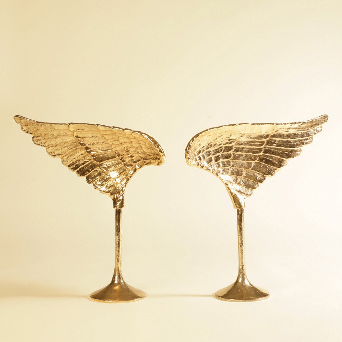 Wing Sculpture Gold