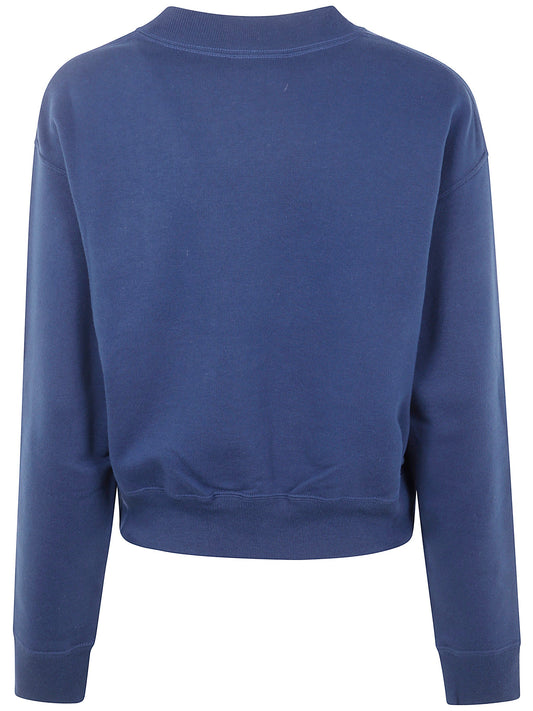 Chloe Women Cropped Round Neck Sweatshirt