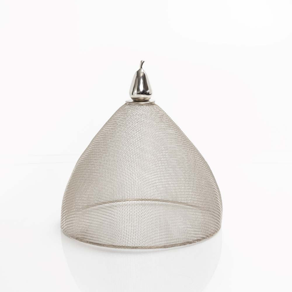 Silver Nickel Mesh Domes Set of 2 (1 Each Lg & Sm)