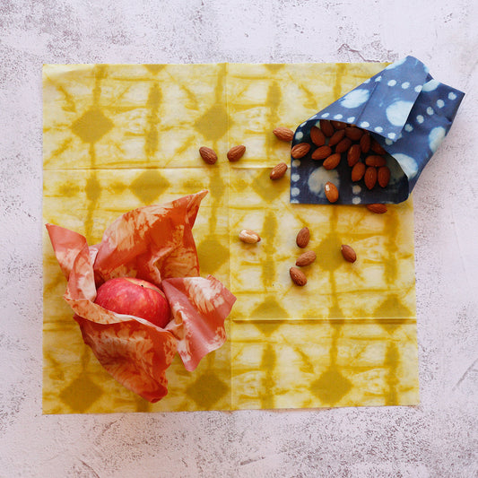 Tie Dye Print Beeswax Wraps 3 pack