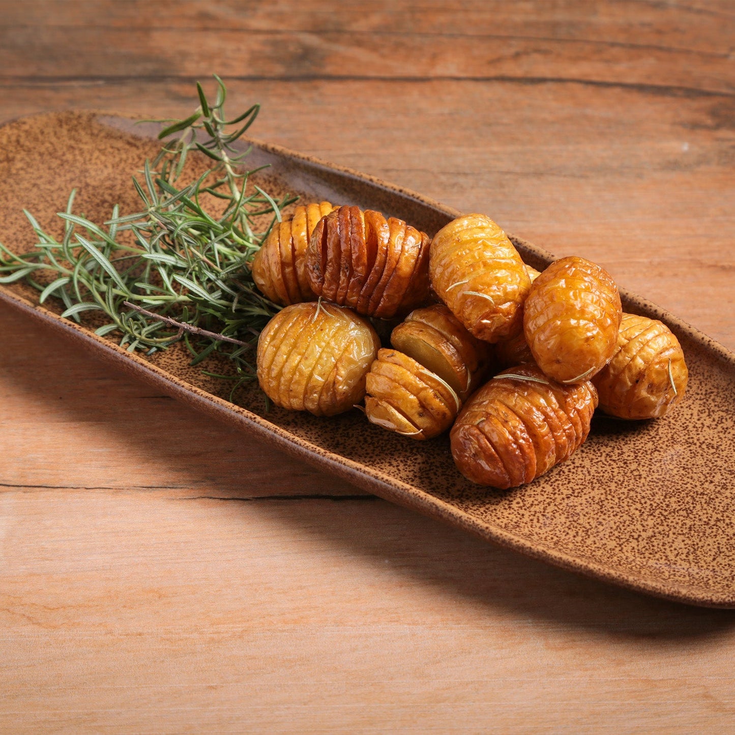 Shallow Organic Oval Platter Large Set of 4