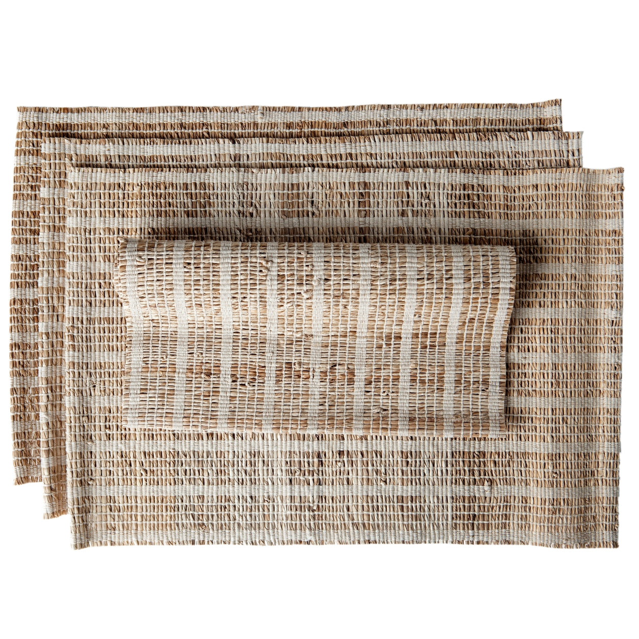 GOURMET Placemats. Set of 4. Banana Stem Fiber - Handwoven - Fair Trade - Artisan Made