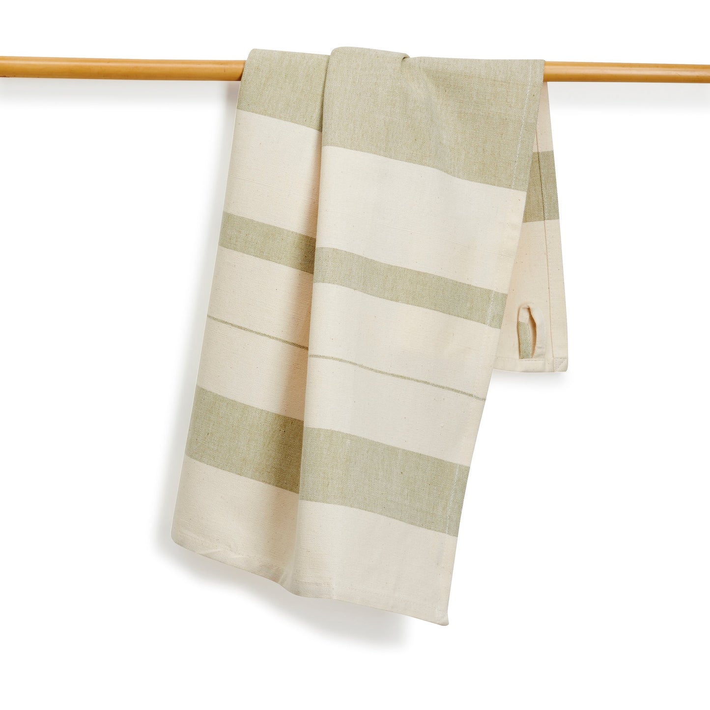 STRIA - Set of 2. Handwoven Kitchen Towels - Cotton - Fair Trade - Artisan Made