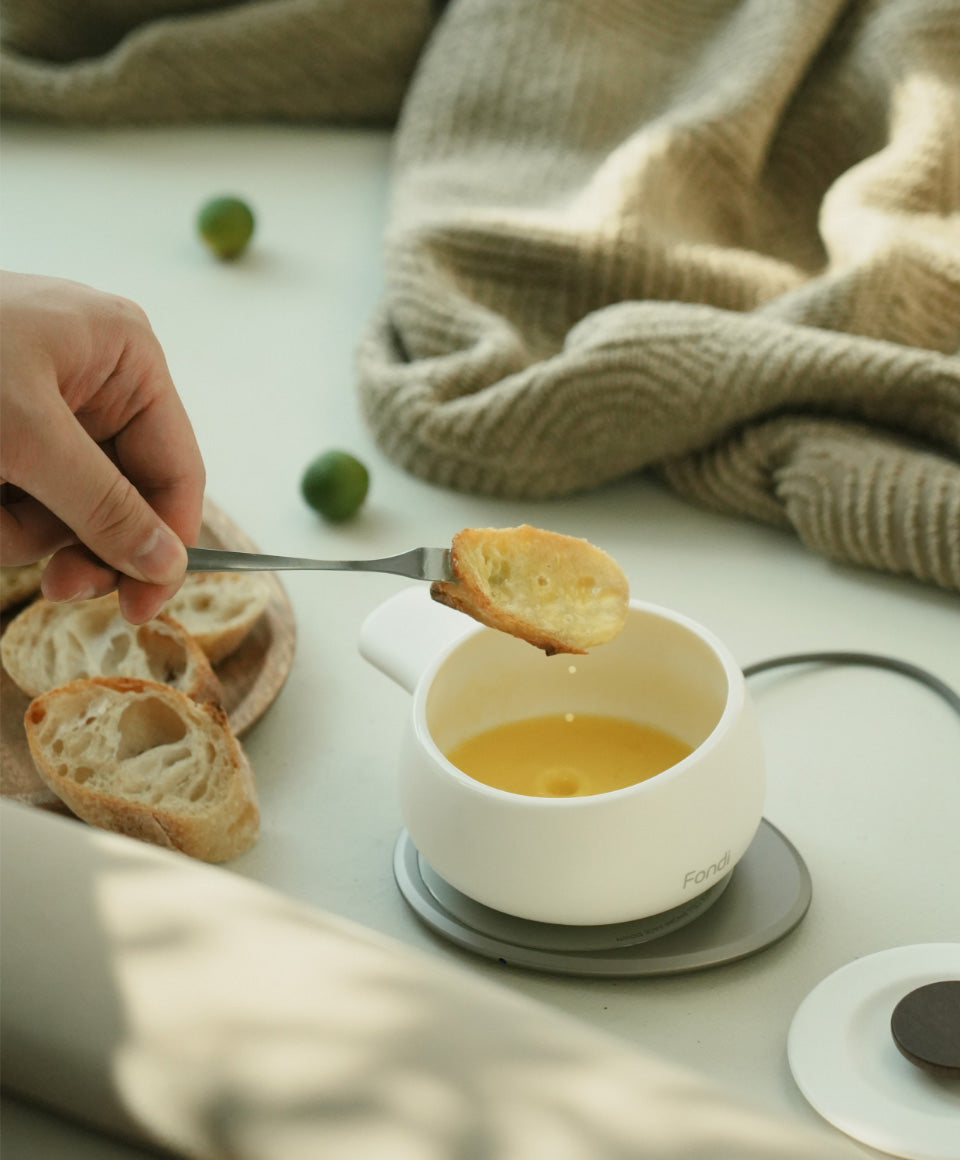 Fondi Self-heating Fondue Set - Deep Navy