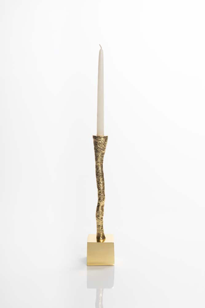 Nest Candle Holder Gold