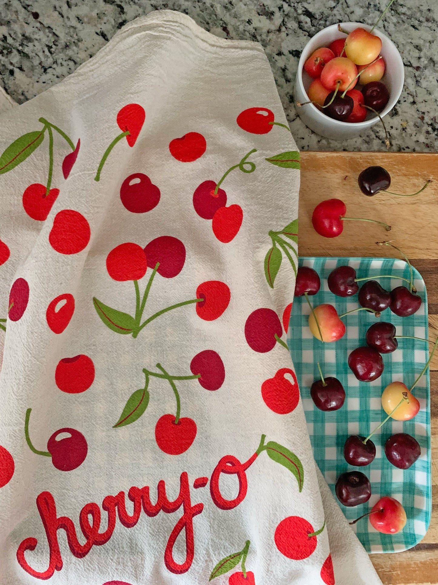 Cherry Dish Towel