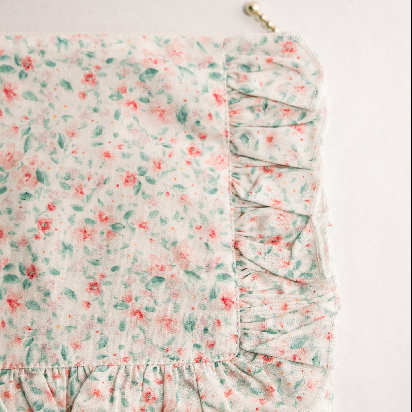 Pastel Confetti | Timeless Floral Ruffle Zipper