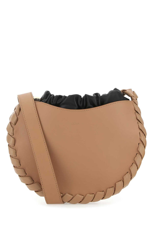 Chloe Women Biscuit Leather Small Mate Crossbody Bag