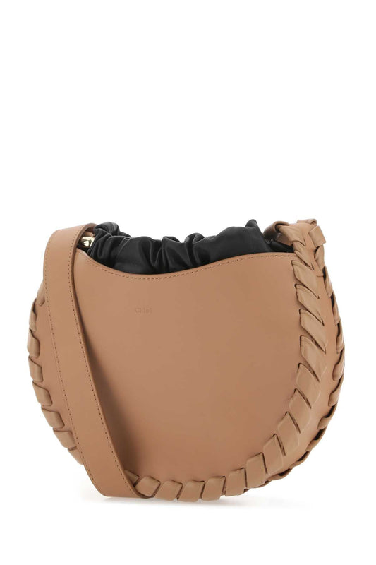 Chloe Women Biscuit Leather Small Mate Crossbody Bag