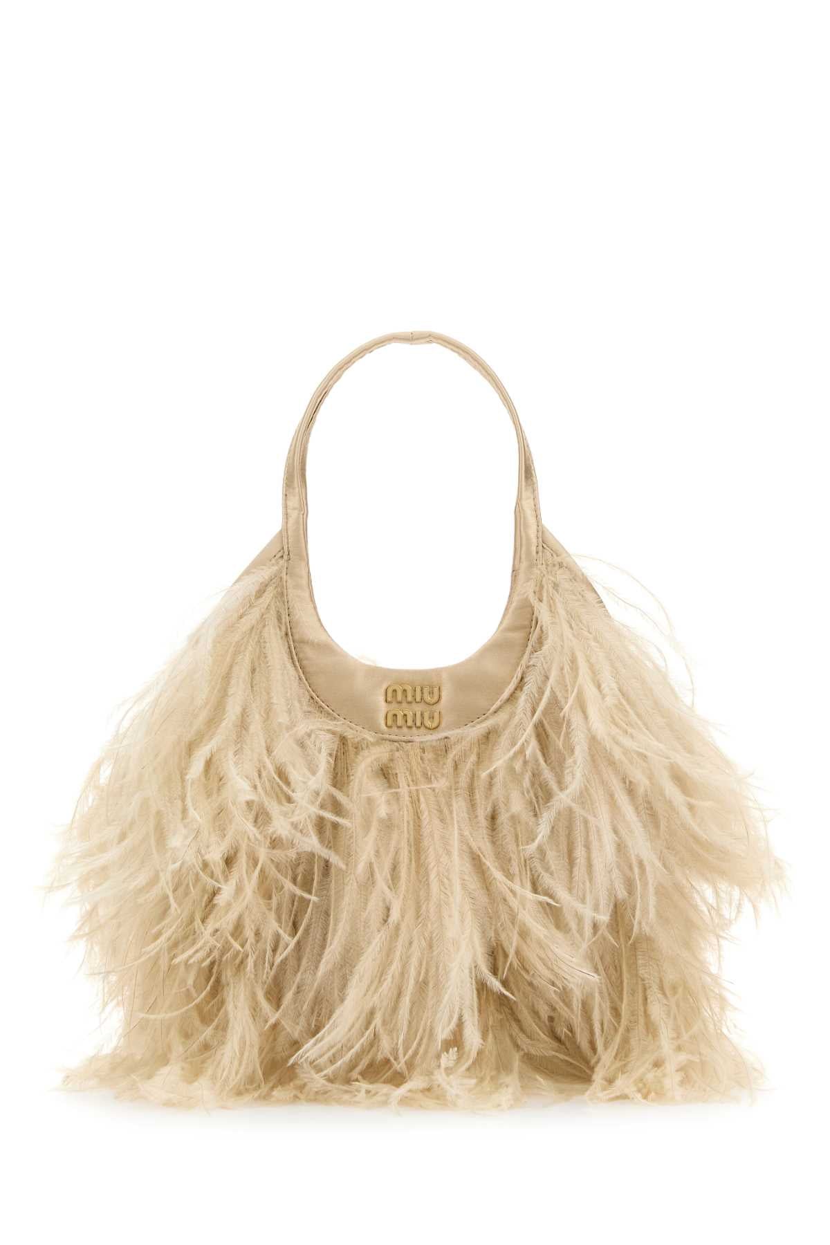 Miu Miu Women Embellished Satin Handbag