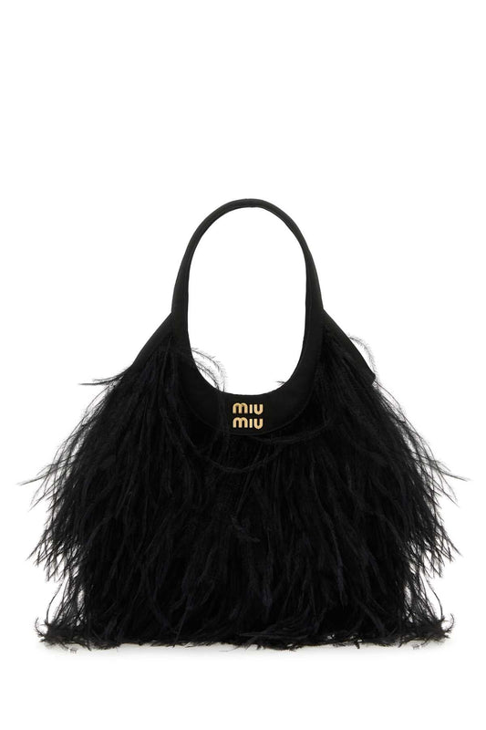 Miu Miu Women Embellished Satin Handbag
